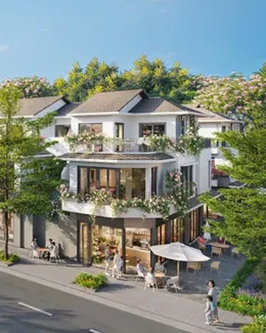 Phối cảnh Nhà phố trung tâm · 151 căn